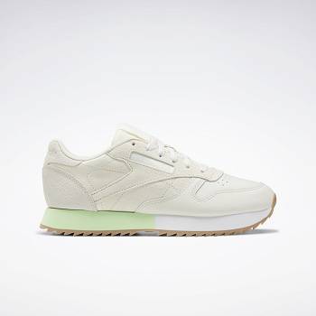 Reebok Classic Kožené Ripple Bezove - Damske Tenisky